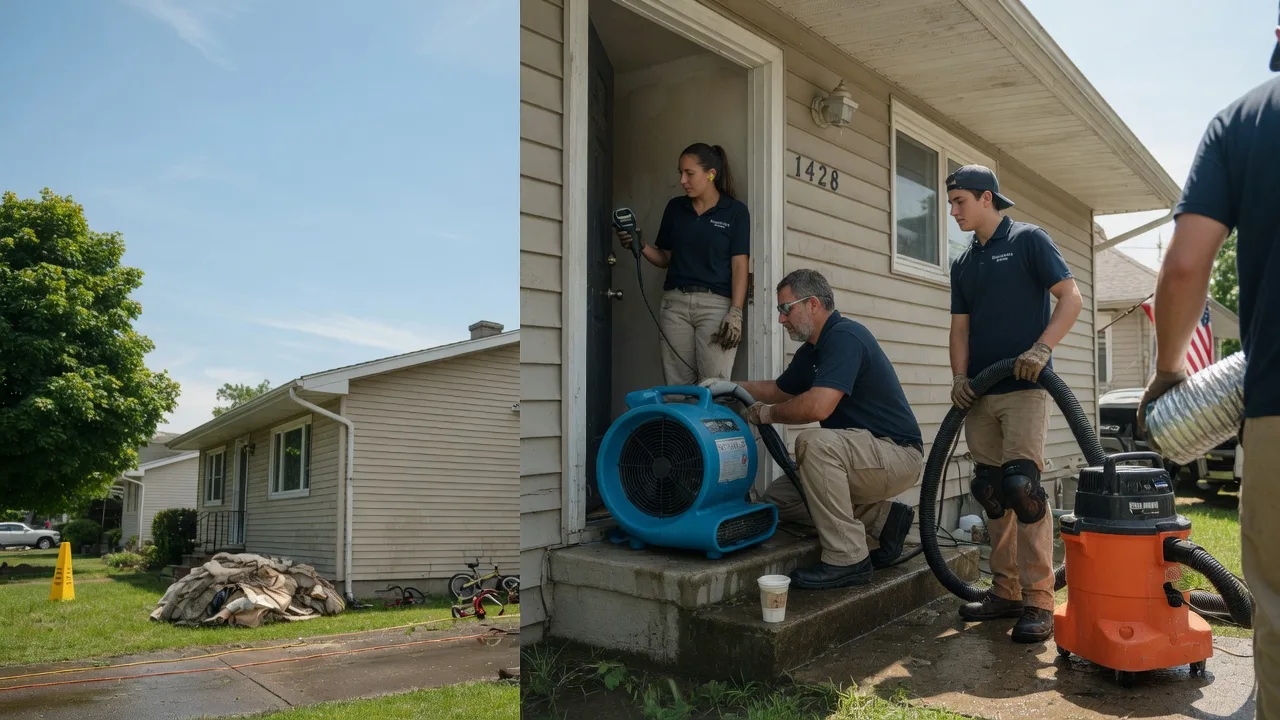 Water Damage Restoration in Footville, WI near me